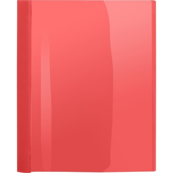 B/Source Plastic Front Folder - Red #78523