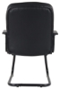 Boss Leather Plus Side Chair - Black