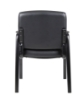 Boss Side Leather Plus Chair - Black