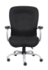 Boss H/Duty Exec. High Back Chair (350lbs) - Black