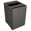 Boss 2-Drawer Pedestal - Driftwood