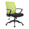 Anji Medium Back Mesh Chair w/Arms - Green