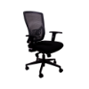 Image High Back Mesh Chair w/Arms - Black
