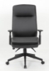Picture of B7-30BK Boss H.B. Double Plush Exec Chair w/Adj Arms Black