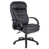 B0-HAB72BK Boss Habanera Leather High Back Exec. Chair - Bk