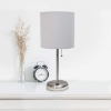 Picture of 47-005 Limelights Brushed Steel Desk Lamp #LT2024-GRY