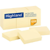 Picture of 56-075 Highland 1.5 x 2 Self-Stick Pad - Yellow #6539