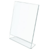 Picture of 08-024 Slanted 8 1/2x11 Vertical Sign Holder - Clear