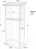 Picture of UP-001 46 x 22.5 Acrylic Podium - Clear