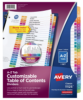Picture of 42-011A Avery A-Z L/S Table of Contents Index #11125