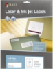 Picture of 46-004 Maco Laser/Inkjet Labels 1-1/3x4 (350) #ML-1425