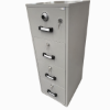 Picture of AF-C4DC 4-Drawer Fireproof Cabinet w/Combination Lock - Grey