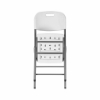 Picture of AA-64970OW Image Plastic Folding Chair  - Off White