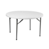 Picture of AA-T64974OW Image 1200 Dia. Plastic Folding Table - Off White #ZJ-Y122