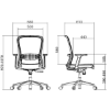 Picture of AA-245BBK Image M.B. Web Chair w/Arms - Black (DVS 045B)