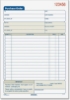 Picture of 07-041A 8x5 Purchase Order Book (3) Carbonized #TC5831