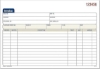 Picture of 07-042A 8x5 Invoice Book (3) Carbonized #TC5840