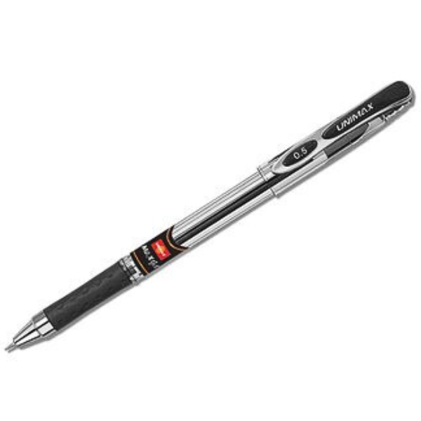 Picture of 62-018 Unimax Max Gel Pen 0.5mm - Black #4740