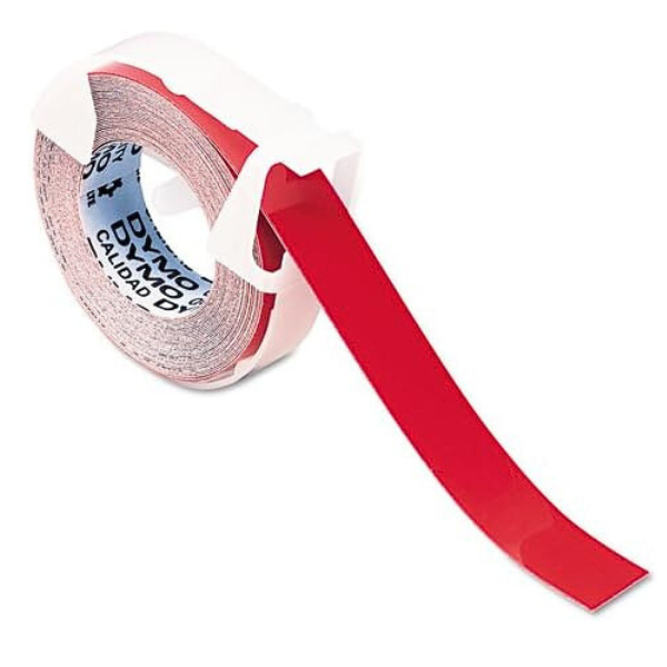 Picture of 31-020 3/8" Dymo Tape Red #5201-02