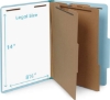 Picture of 37-029 Classification Folder 6-P F/S Blue #PU64LBL