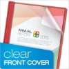 Picture of 40-002A B/Source Plastic Front Folder - Red #78523