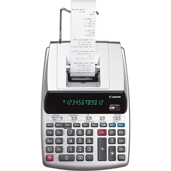 Picture of 09-092 Canon MP25DV3 12-Digits Printing Calculator
