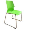 Picture of AA-5265GR Image Stack Chair w/Chrome Frame - Green