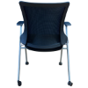 Picture of AA-5324BK Anji Folding Mesh Chair w/Arms on Castors - Black